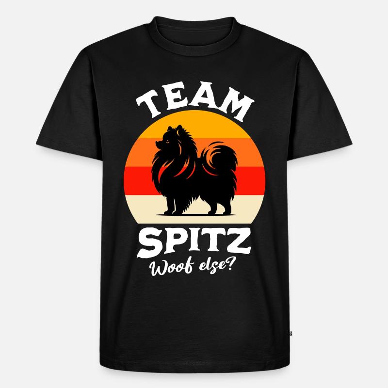 Team Spitz - Männer Premium Bio T-Shirt - Schwarz