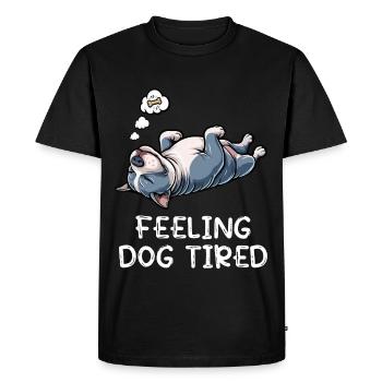 Se sentir fatigué American_Bully propriétaire intimidateur - T-shirt Premium bio Homme - noir - Devant - Nico (187cm)