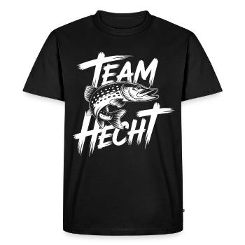 Team Hecht - Men's Premium Organic T-Shirt - black - Front - Nico (187cm)