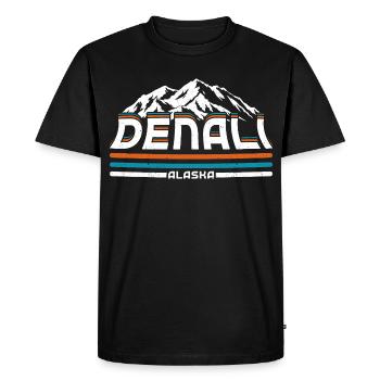 Alaska Denalis National Park - Men's Premium Organic T-Shirt - black - Front - Nico (187cm)