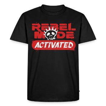 Punk For A Day Rebel Mode Activated - Men's Premium Organic T-Shirt - black - Front - Nico (187cm)