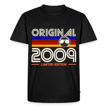 Original 2009 Édition Limitée - T-shirt Premium bio Homme - noir - Devant - Nico (187cm)
