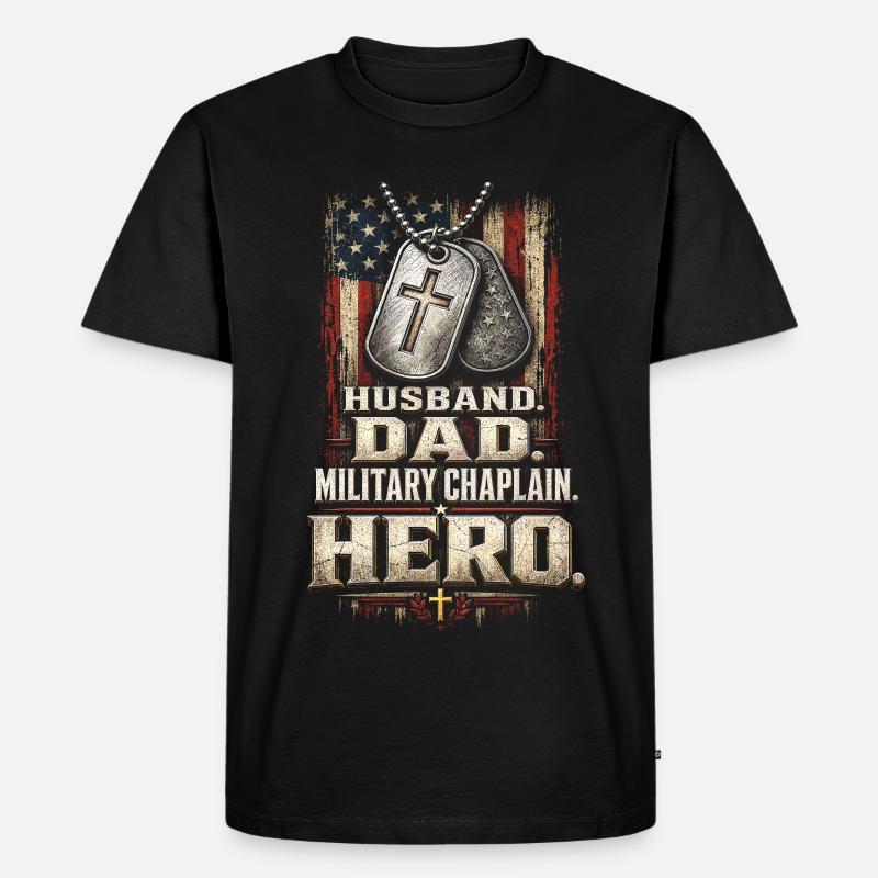 Aumônier, clerc, pasteur - T-shirt Premium bio Homme - noir