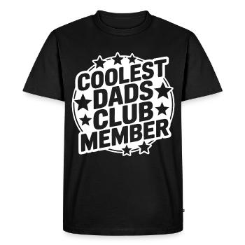 Super Papa Club - T-shirt Premium bio Homme - noir - Devant - Nico (187cm)