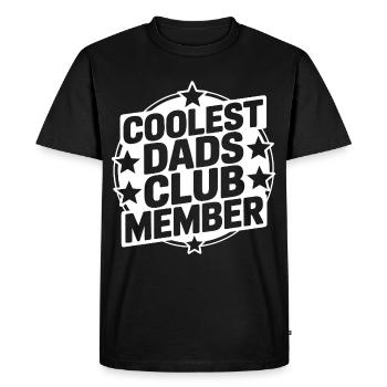 Super Papa Club - T-shirt Premium bio Homme - noir - Devant - Nico (187cm)