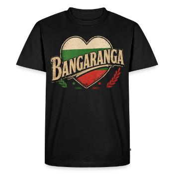 Bangaranga bulgare - T-shirt Premium bio Homme - noir - Devant - Nico (187cm)