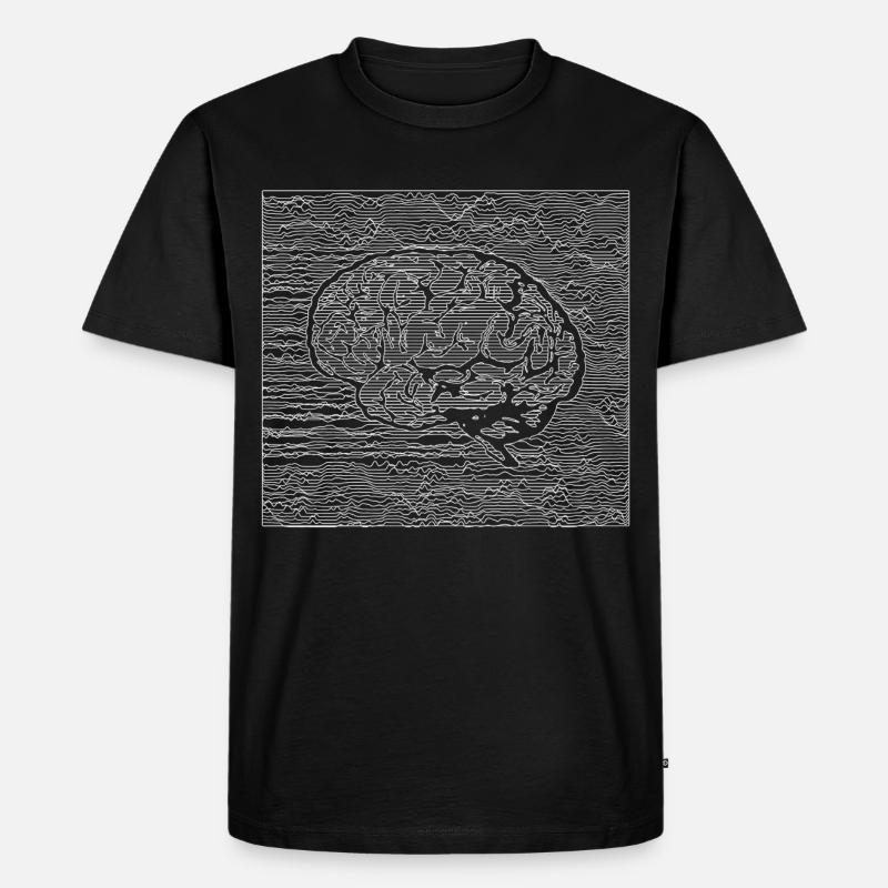Tranquil Brain - White - Men's Premium Organic T-Shirt - black