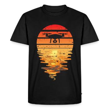 I've had enough, I'm going to fly a drone - Men's Premium Organic T-Shirt - black - Front - Nico (187cm)