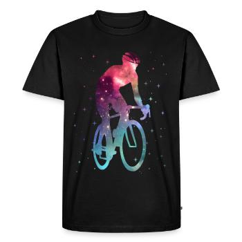 Vélo de route Espace cycliste Kids Vélo de route - T-shirt Premium bio Homme - noir - Devant - Nico (187cm)