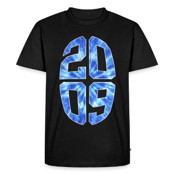 17 YEARS OLD 2009 17TH BIRTHDAY - Men's Premium Organic T-Shirt - black - Front - Nico (187cm)