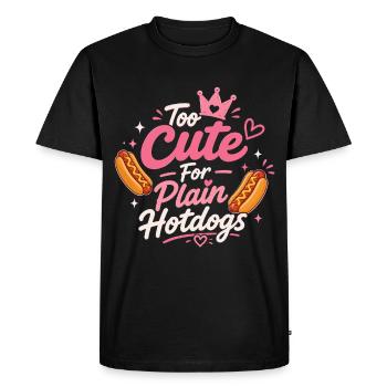 Grill à la saucisse de hot-dog Glizzy Gobbler - T-shirt Premium bio Homme - noir - Devant - Nico (187cm)