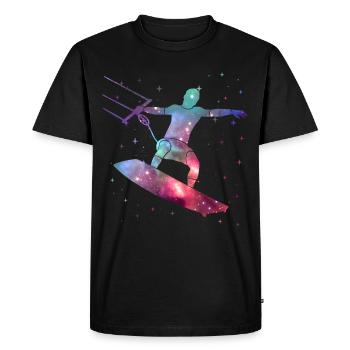 Kite Surfing Kitesurf Space Kids Kitesurfing - T-shirt Premium bio Homme - noir - Devant - Nico (187cm)