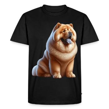 ChowChow - T-shirt Premium bio Homme - noir - Devant - Nico (187cm)