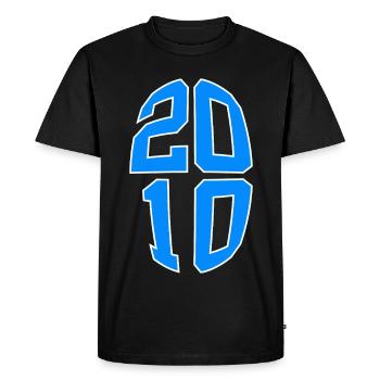 16 ANS 2010 16E ANNIVERSAIRE - T-shirt Premium bio Homme - noir - Devant - Nico (187cm)