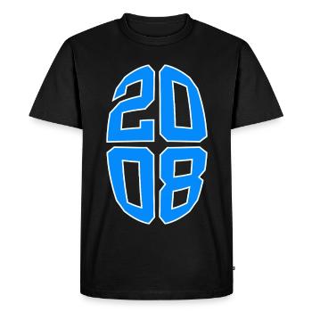 18 ANS 2008 18E ANNIVERSAIRE - T-shirt Premium bio Homme - noir - Devant - Nico (187cm)