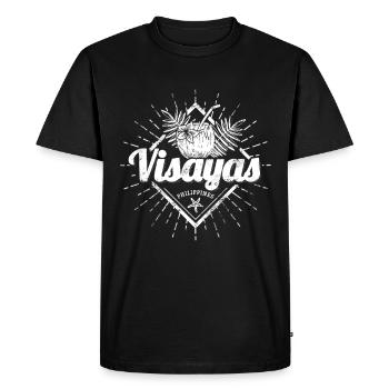 Visayas Philippinen mit Kokosnuss Filipino Design - T-shirt Premium bio Homme - noir - Devant - Nico (187cm)