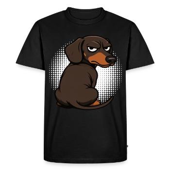 Dachshund Owner Dachshund Owner Dachshund Owner Dachshund Lover - Men's Premium Organic T-Shirt - black - Front - Nico (187cm)