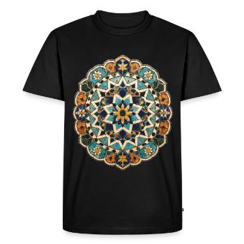 Marocain Marocain Marocain - T-shirt Premium bio Homme - noir - Devant - Nico (187cm)