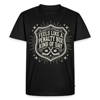 Humour Hockey sur Glace Vintage | Cadeau Sport - Men's Premium Organic T-Shirt - black - Front - Nico (187cm)