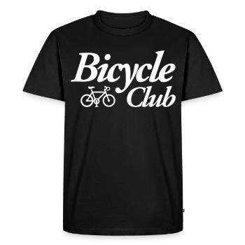 Bicycle Club - Men's Premium Organic T-Shirt - black - Front - Nico (187cm)