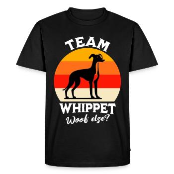 Team Greyhound - Men's Premium Organic T-Shirt - black - Front - Nico (187cm)