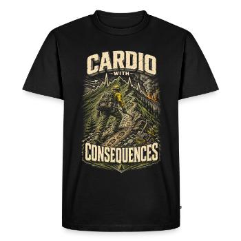 Fire brigade fire brigade groups - Men's Premium Organic T-Shirt - black - Front - Nico (187cm)