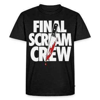 Conception finale de l’horreur du Scream Club - T-shirt Premium bio Homme - noir - Devant - Nico (187cm)