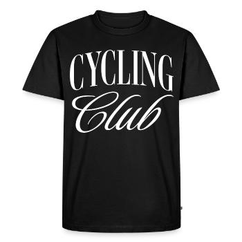 Cycling Club - Men's Premium Organic T-Shirt - black - Front - Nico (187cm)