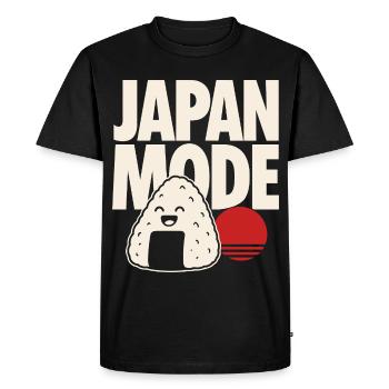 Onigiri de mode Kawaii au Japon - T-shirt Premium bio Homme - noir - Devant - Nico (187cm)