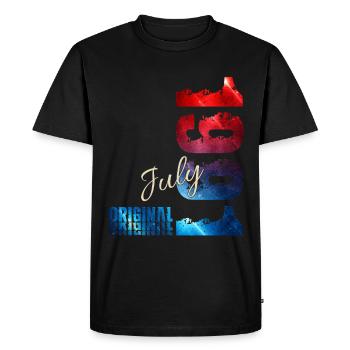 35th Birthday Gift Original July 1991 - Men's Premium Organic T-Shirt - black - Front - Nico (187cm)