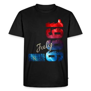 Cadeau du 30e anniversaire Original juillet 1996 - T-shirt Premium bio Homme - noir - Devant - Nico (187cm)