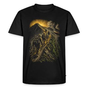 Fire brigade fire brigade groups - Men's Premium Organic T-Shirt - black - Front - Nico (187cm)