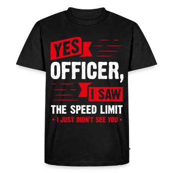 Cadeau pour les tuners, les passionnés d’automobiles et les passionnés de vitesse - T-shirt Premium bio Homme - noir - Devant - Nico (187cm)