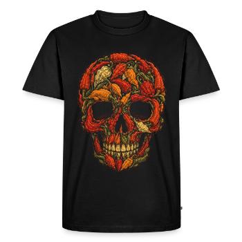 Cultivateurs de piments cultivant des piments - T-shirt Premium bio Homme - noir - Devant - Nico (187cm)