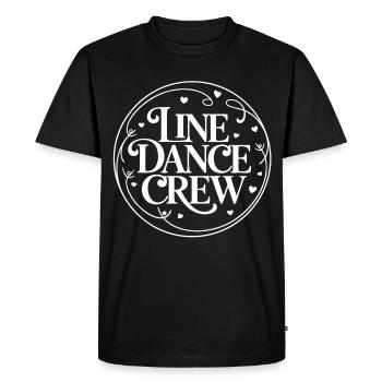 Équipe de danse en ligne - T-shirt Premium bio Homme - noir - Devant - Nico (187cm)