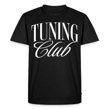 Club d’accordage - T-shirt Premium bio Homme - noir - Devant - Nico (187cm)