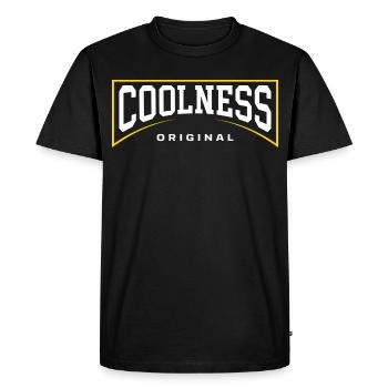 Coolness Original - Men's Premium Organic T-Shirt - black - Front - Nico (187cm)