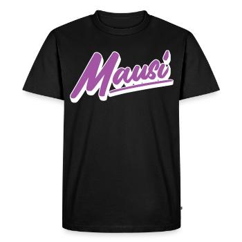 Mausi - T-shirt Premium bio Homme - noir - Devant - Nico (187cm)