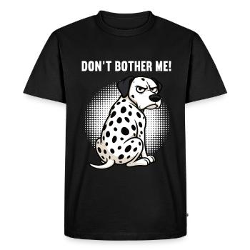 Ne me dérangez pas Dalmatiens Propriétaires dalmatiens - T-shirt Premium bio Homme - noir - Devant - Nico (187cm)