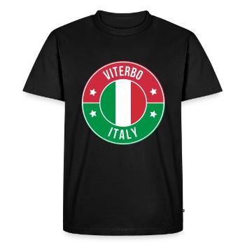 Cercle d’insignes de Viterbe Italie - T-shirt Premium bio Homme - noir - Devant - Nico (187cm)