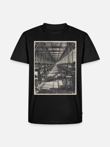Lost Places Fox Retro Industria Crimini Animali - Maglietta ecologica premium da uomo - nero