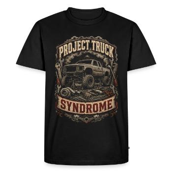 Rolling Coal Project Truck Syndrome - Men's Premium Organic T-Shirt - black - Front - Nico (187cm)