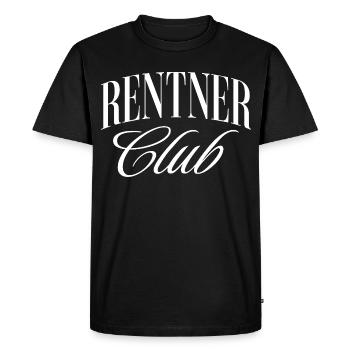 Club des retraités - T-shirt Premium bio Homme - noir - Devant - Nico (187cm)