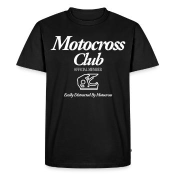 Motocross - T-shirt Premium bio Homme - noir - Devant - Nico (187cm)