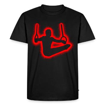 Gymnastique Gymnastique Ring Gymnastique Rings Gymnastique Enfants - T-shirt Premium bio Homme - noir - Devant - Nico (187cm)