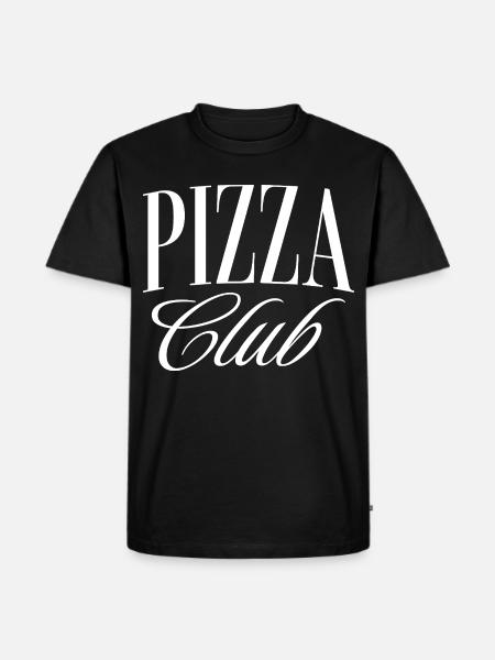 Pizza Club - Men's Premium Organic T-Shirt - black