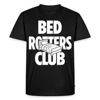Club des Pourrisseurs de lits - T-shirt Premium bio Homme - noir - Devant - Nico (187cm)