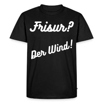 Heimatliebe Nord/coiffure ? - T-shirt Premium bio Homme - noir - Devant - Nico (187cm)