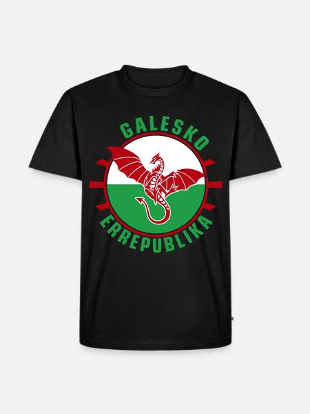 Galesko Errepublika - République galloise - T-shirt Premium bio Homme - noir