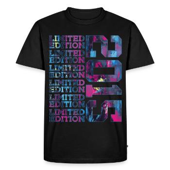 COOL 11 YEARS LIMITED EDITION 2015 11TH BIRTHDAY - Men's Premium Organic T-Shirt - black - Front - Nico (187cm)